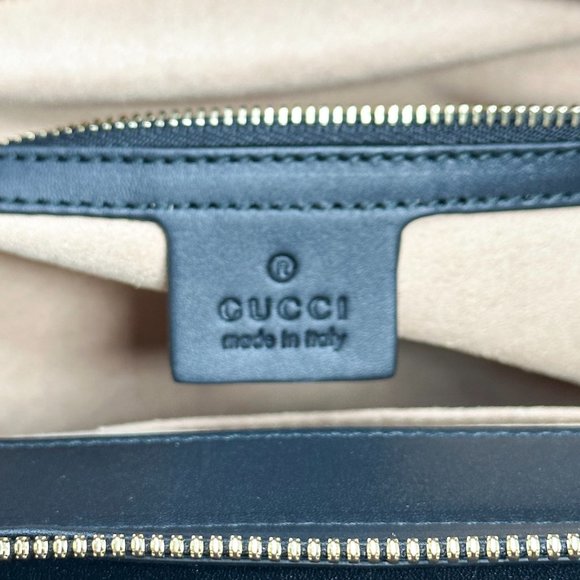 Gucci Ophidia Cut Out Suede & Leather Top Handle/ Shoulder - Picture 8 of 10